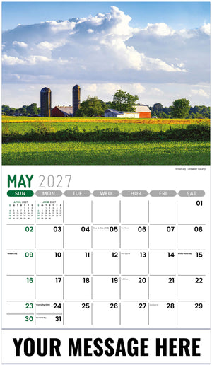 Scenes of Pennsylvania - 2027 Promotional Calendar