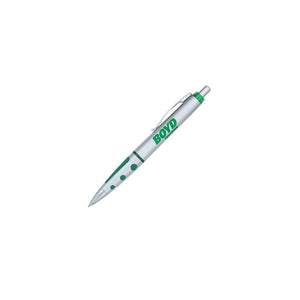 Juneau Pen - CM0991 - SILVER WITH GREEN