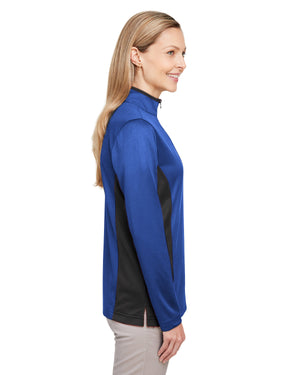 Harriton Ladies' Flash Snag Protection Plus IL Colourblock Quarter-Zip