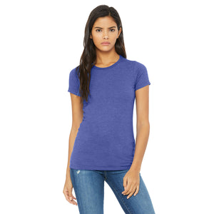 Bella + Canvas Ladies' Slim Fit T-Shirt - Hthr True Royal