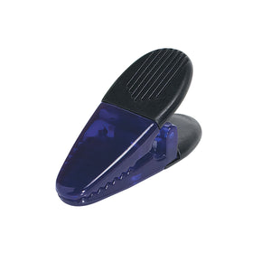 Alligator Clip - Purple With Black