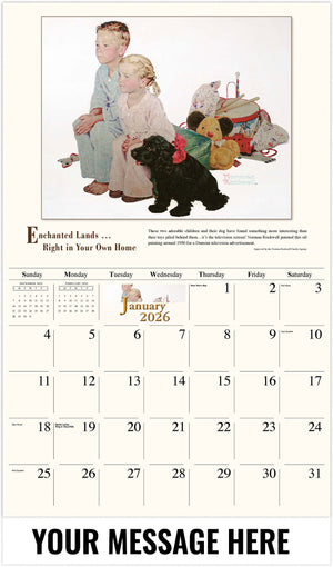 Memorable Images by Norman Rockwell Memory - 2026 Promotional Calendar