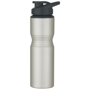 28 Oz. Aluminum Sports Bottle - Matte Silver