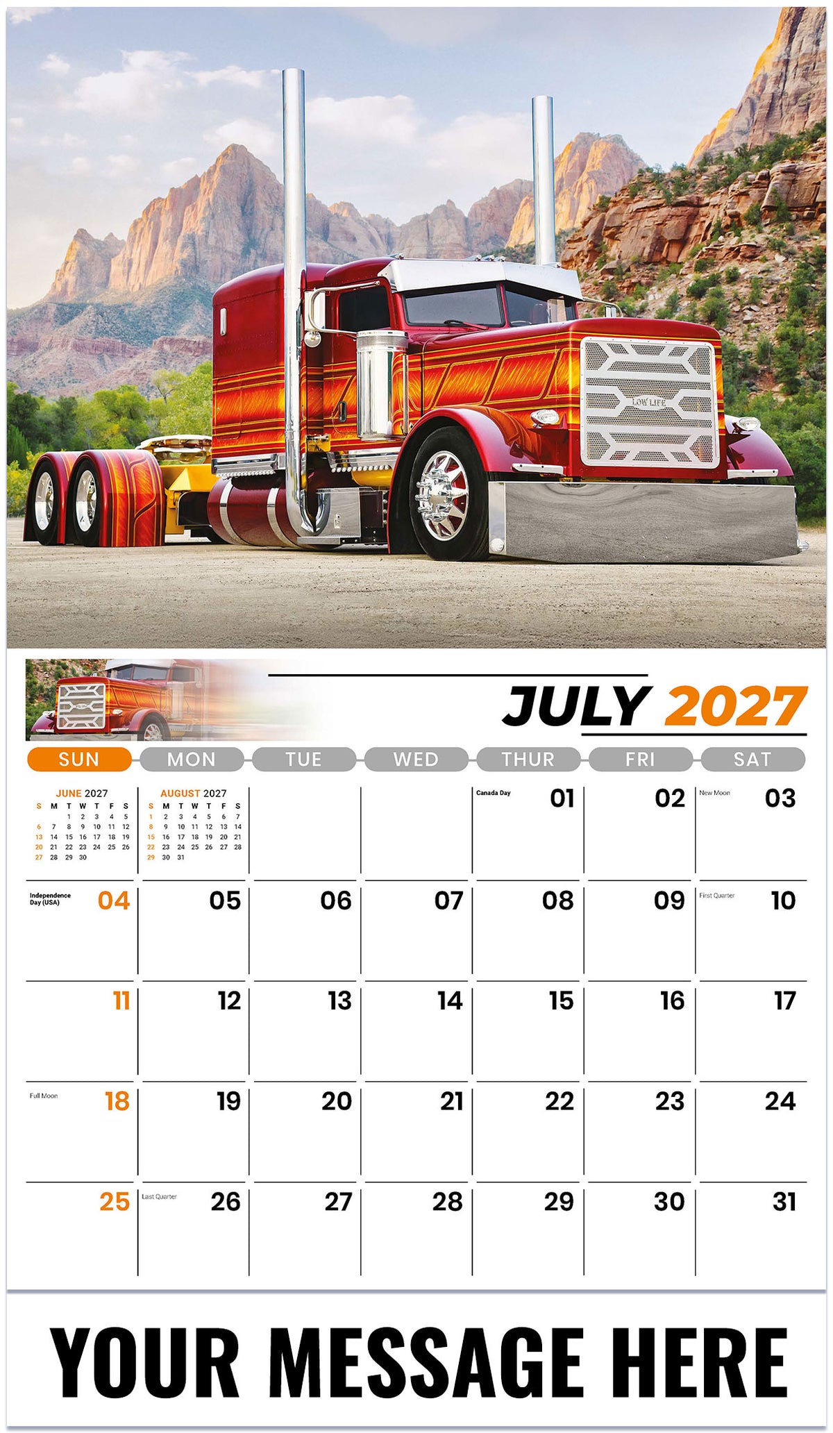 Kings of the Road - 2027 Promotional Calendar