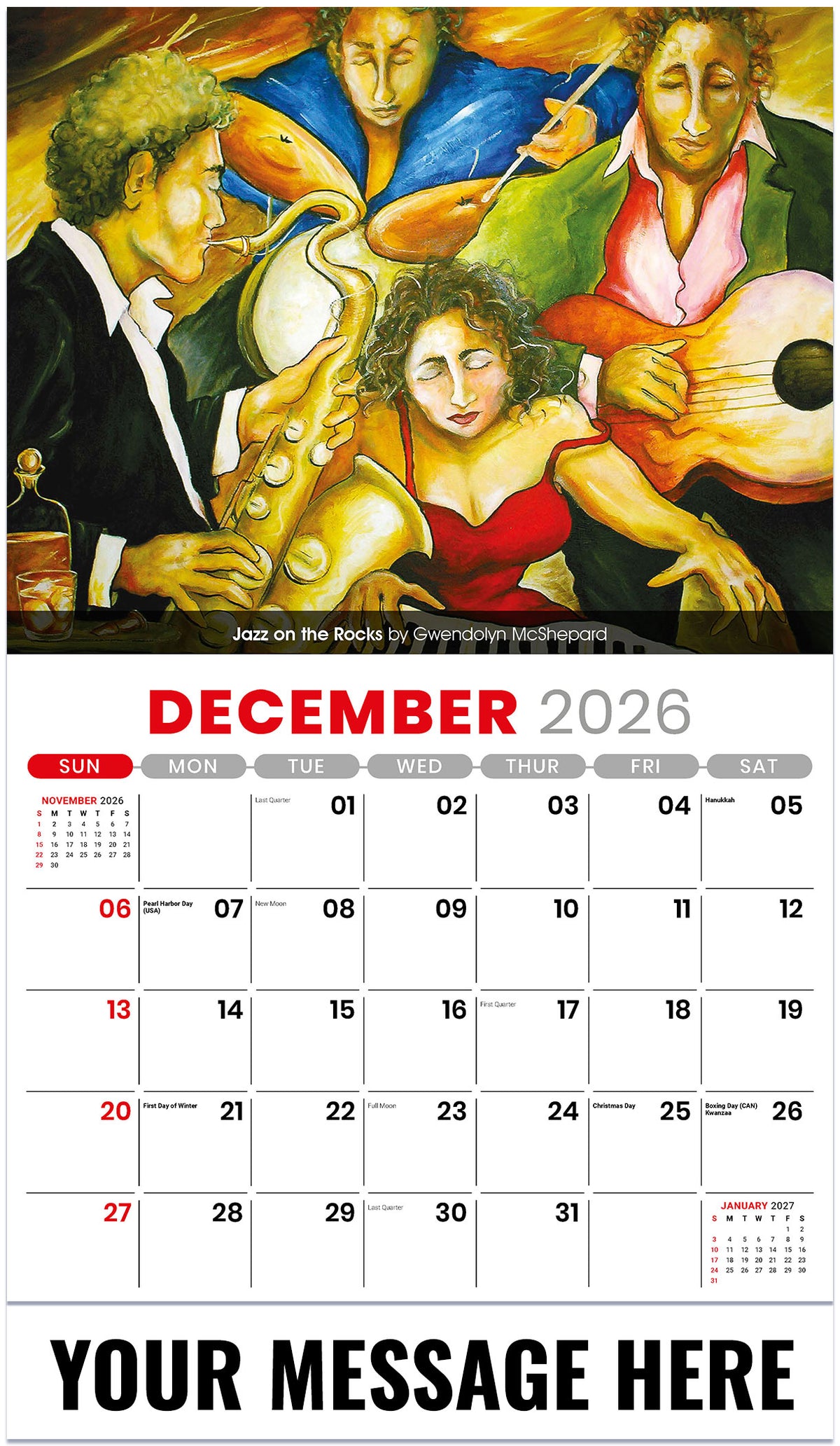 Celebration of African American Art - 2027 Promotional Calendar