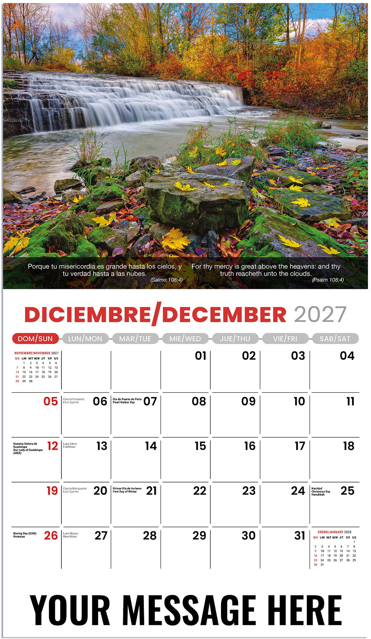 Faith Passages (Bilingual) - 2027 Promotional Calendar