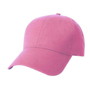 Constructed Mid Weight Brushed Cotton Twill Cap - Pink