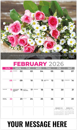 Flowers and Gardens - 2026 Promotional Calendar