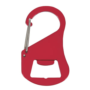 Carabiner Bottle Opener - Red