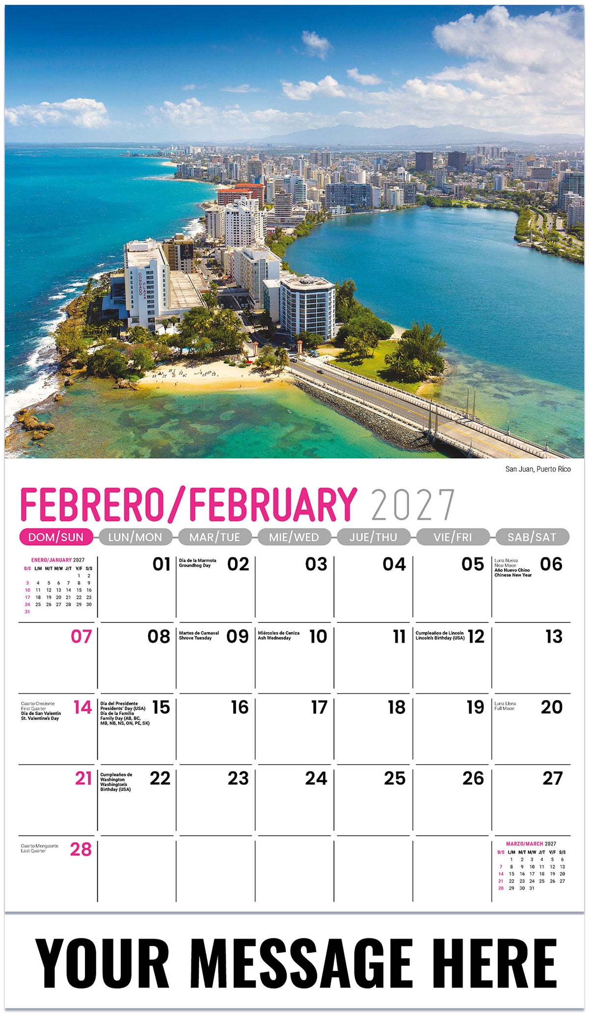 Beauty of Latin America (Bilingual) - 2027 Promotional Calendar