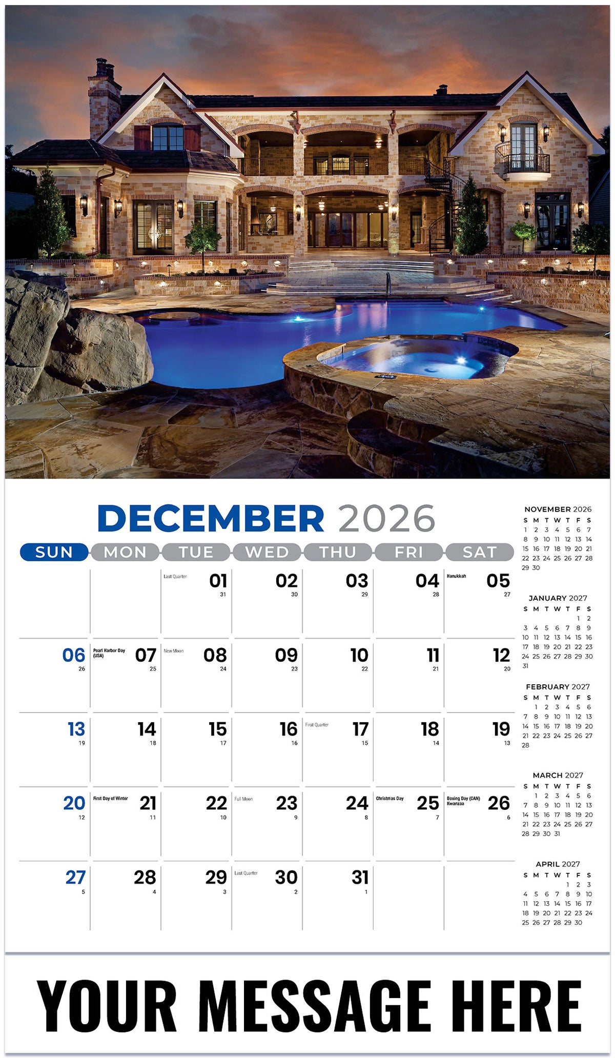 Homes - 2027 Promotional Calendar