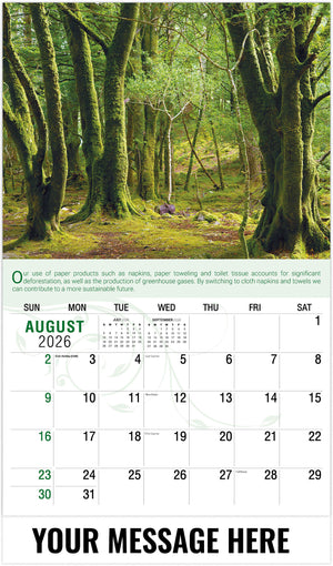 Go Green - 2026 Promotional Calendar