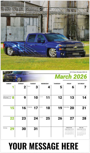 Pumped-Up Pickups - 2026 Promotional Calendar