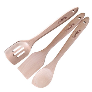 3 Piece Utensil Set in Wine Bag - CM2247 - Wood