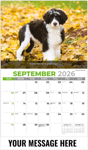 Dogs: Man's Best Friends - 2026 Promotional Calendar