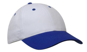 Heavyweight Sports Cap Two Tone - White With Bottle