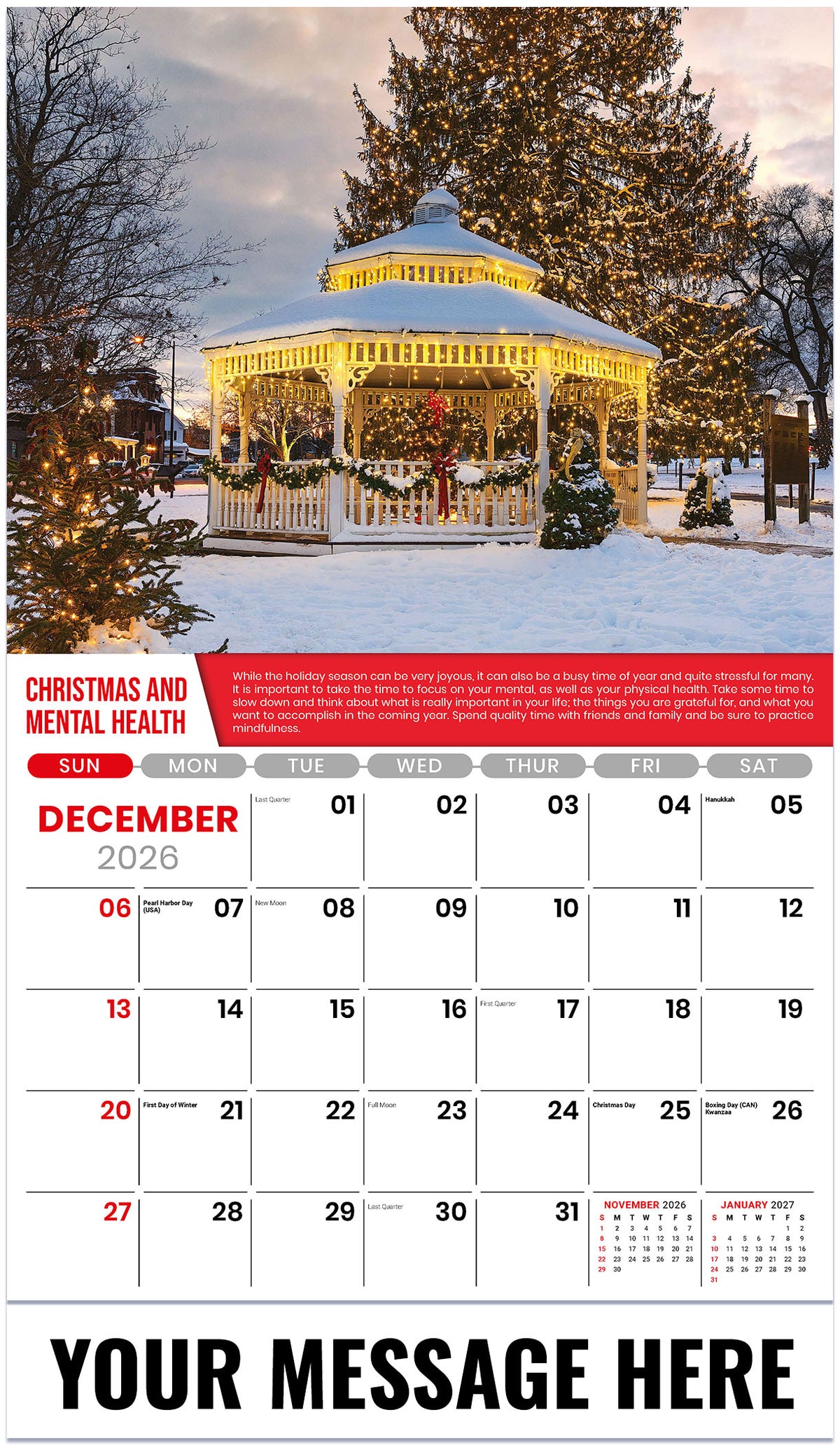 Health Tips - 2027 Promotional Calendar