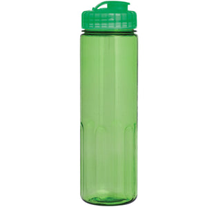 24 oz Prestige Bottle with Flip Top Lid - CM0394 - Translucent Green