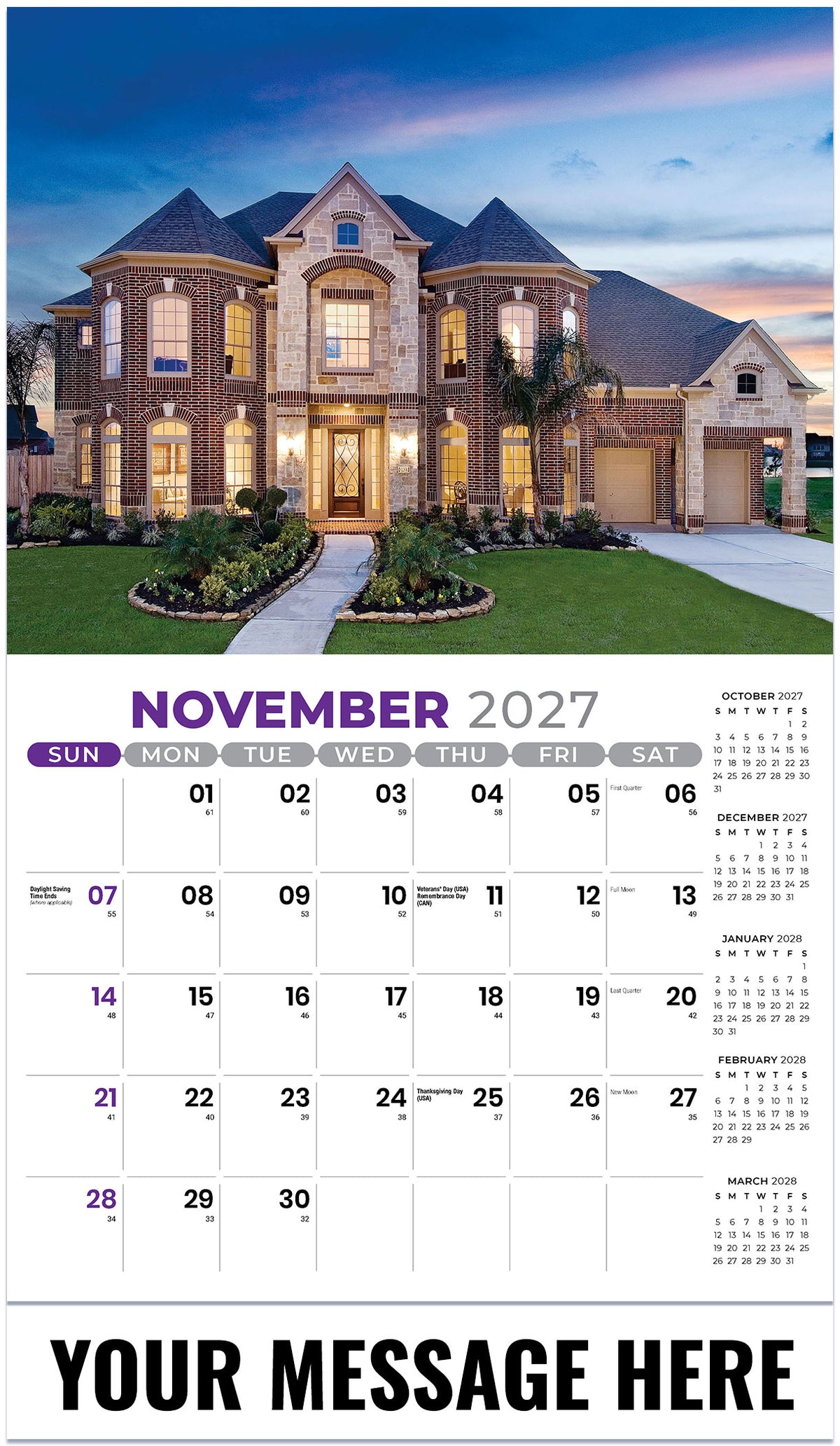 Homes - 2027 Promotional Calendar