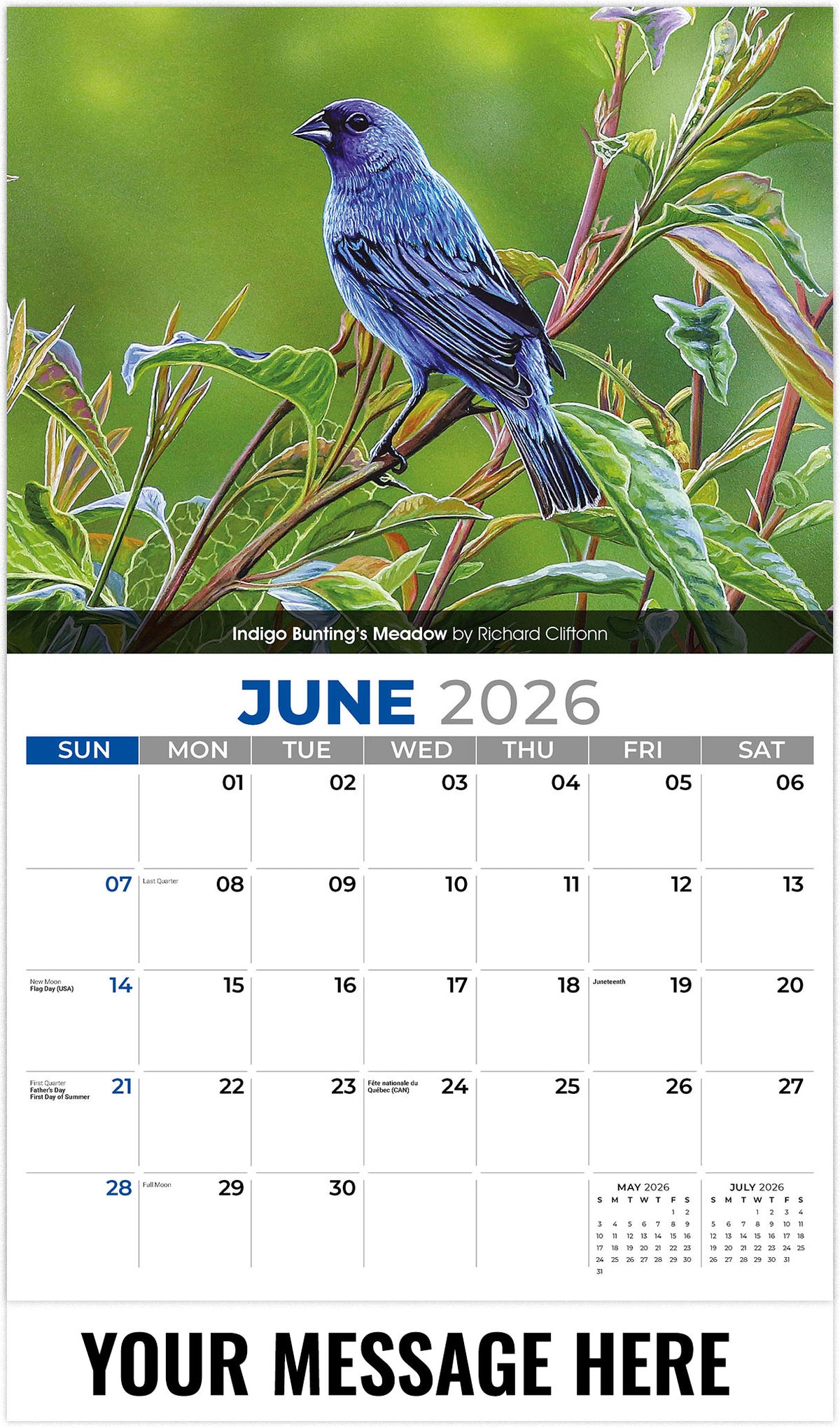 Garden Birds - 2026 Promotional Calendar