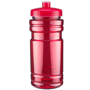 Surf Bottle with Push Pull Lid - CM0404 - Translucent Red