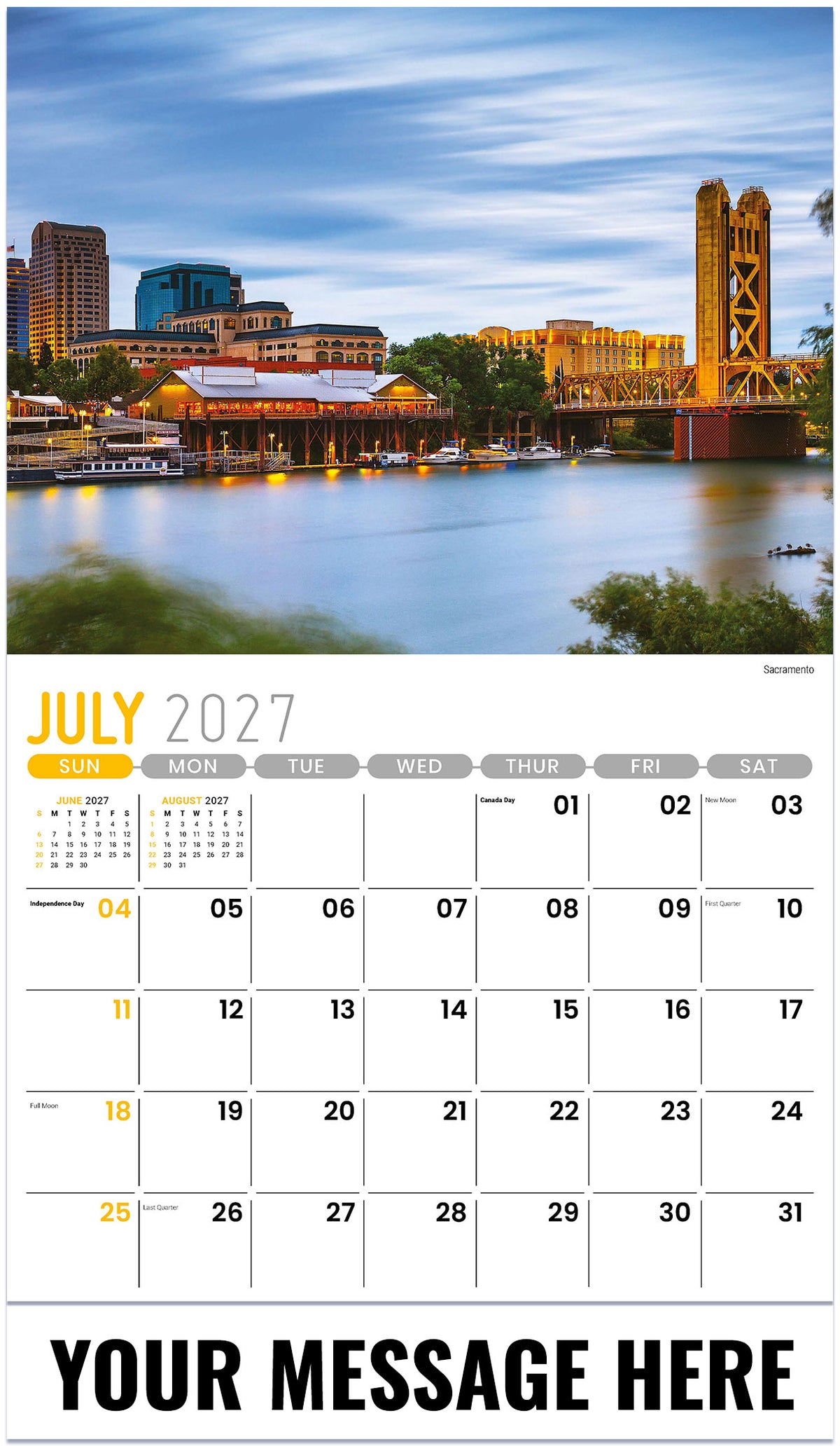Scenes of California - 2027 Promotional Calendar