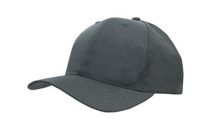 6 Panel Budget Cap - Custom Embroidered - Charcoal