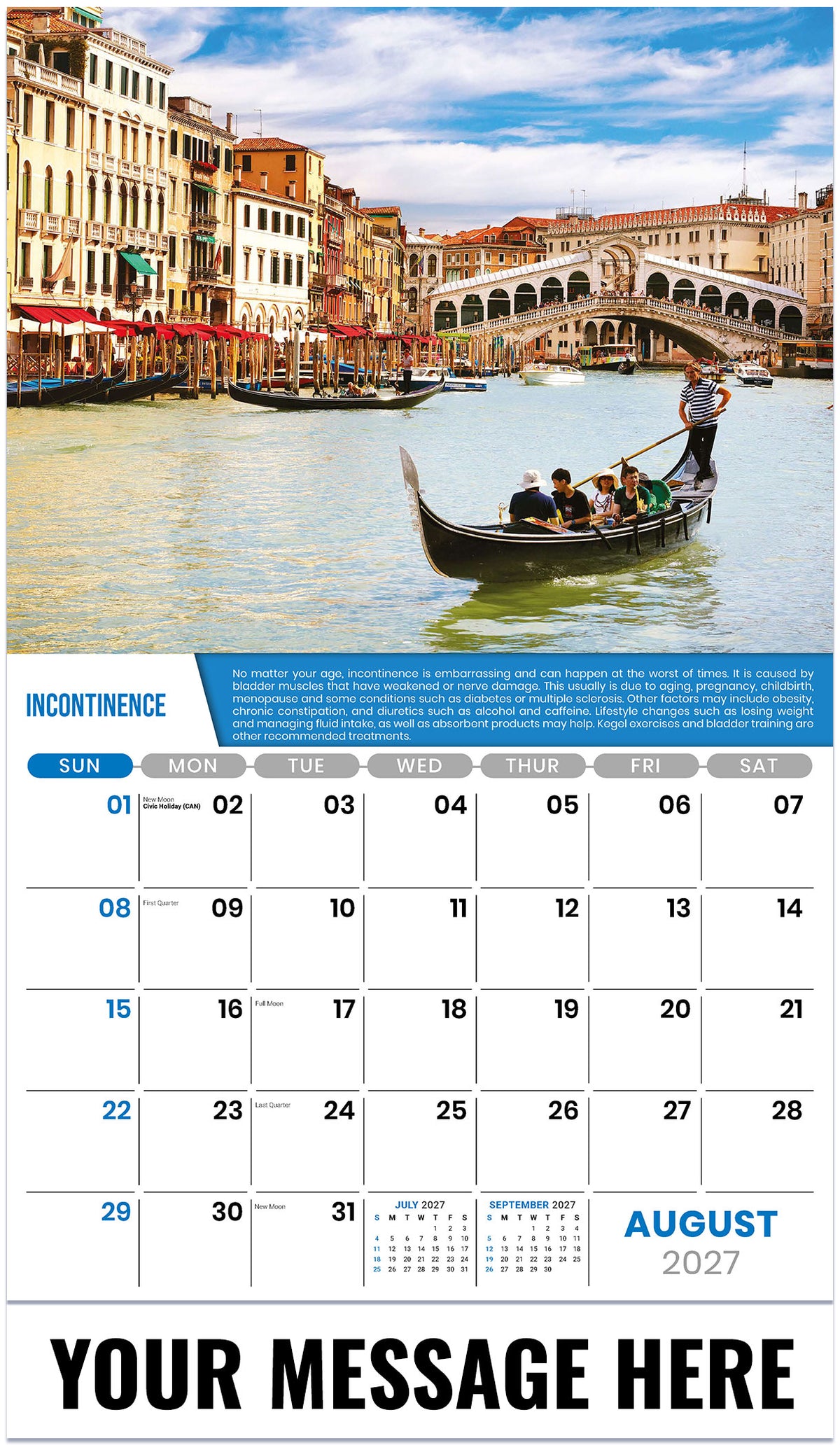 Health Tips - 2027 Promotional Calendar