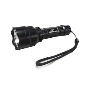 Flashlight With Charger - Black