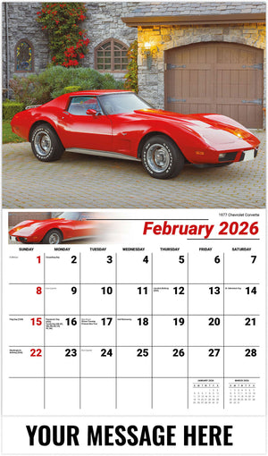 Classic Cars - 2026 Promotional Calendar