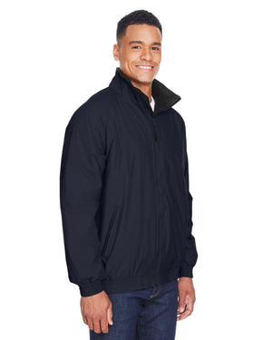 Harriton Adult Fleece-Lined Nylon Jacket