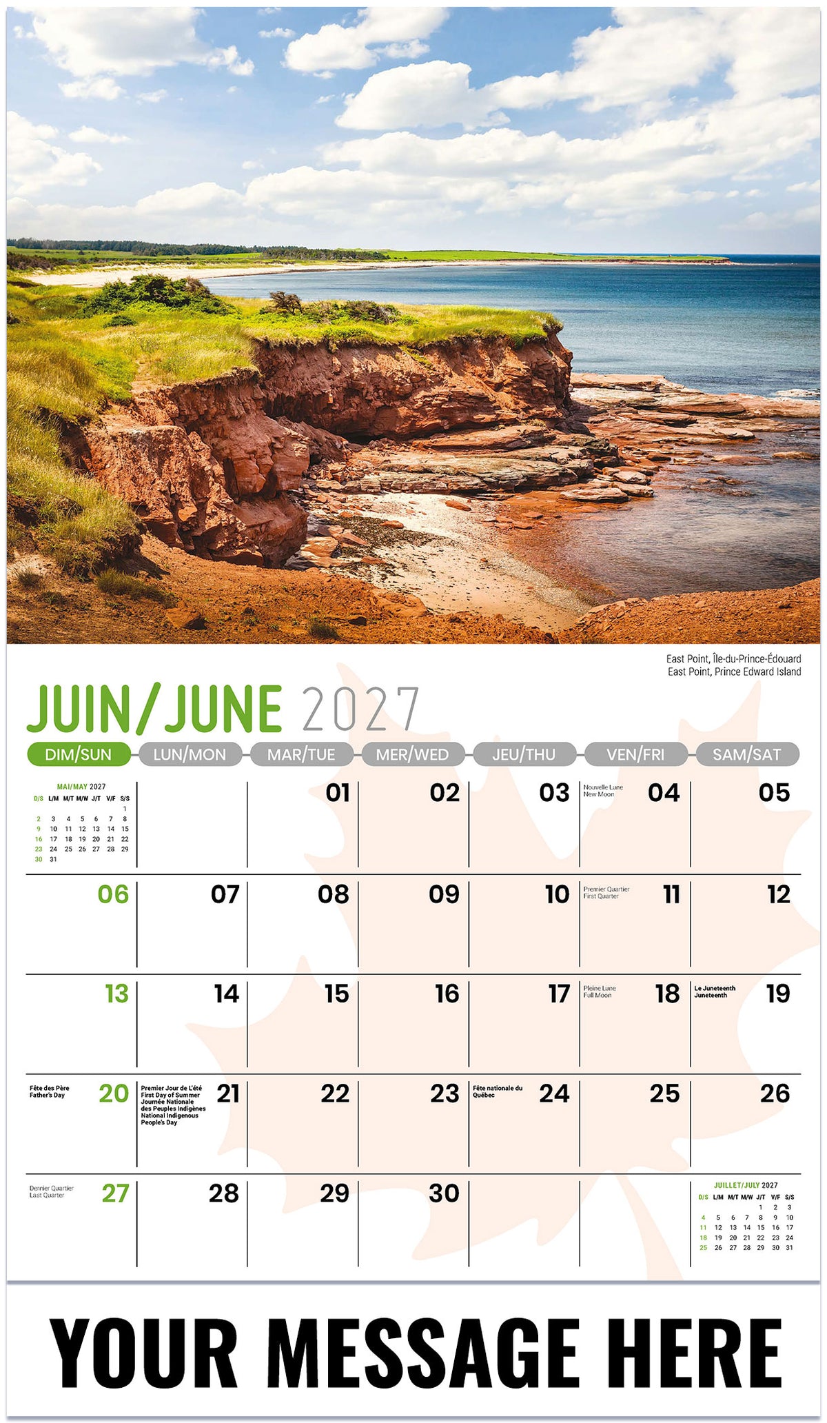 Scenes of Canada (Bilingual) - 2027 Promotional Calendar