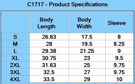 Comfort Colors Adult Heavyweight T-Shirt - Specs