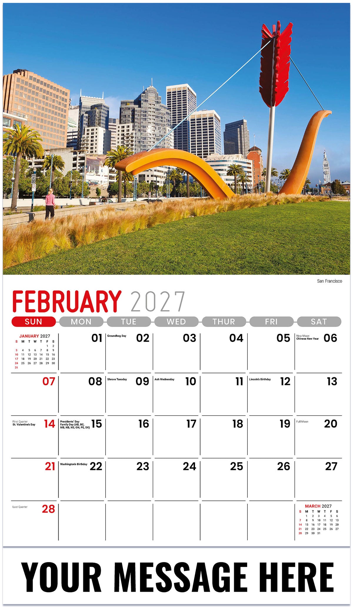 Scenes of California - 2027 Promotional Calendar