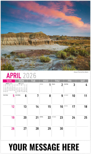 Scenes of Western Canada - 2026 Promotional Calendar