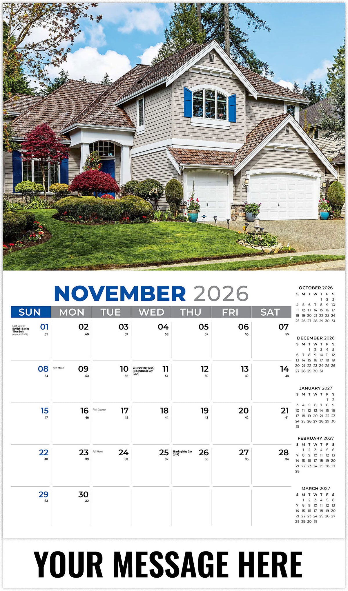 Homes - 2026 Promotional Calendar