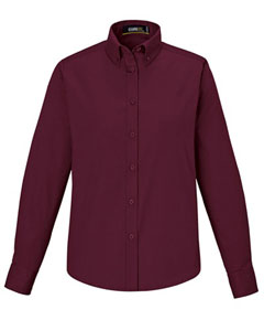 Core 365 Operate Long Sleeve Twill Shirt (Ladies') AC78193 (BURGUNDY)