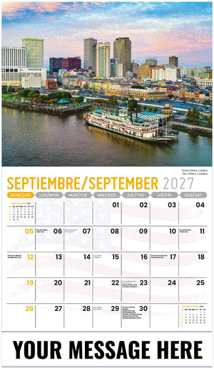 Scenes of America (Bilingual) - 2027 Promotional Calendar