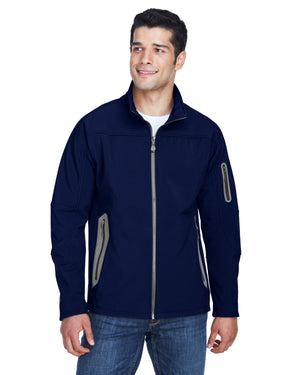 North End Men's Three-Layer Fleece Bonded Soft Shell Technical Jacket