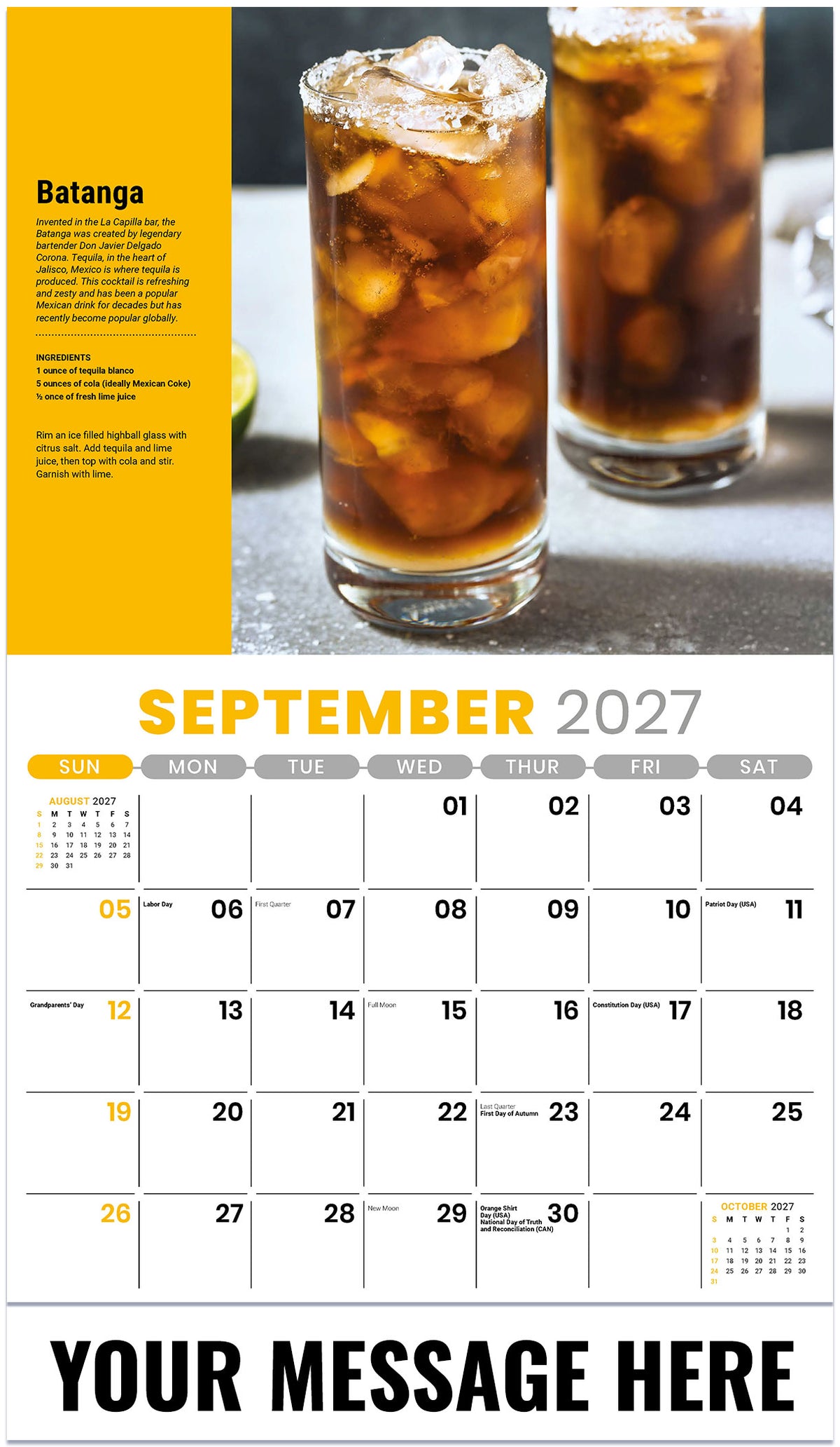 Happy Hour - 2027 Promotional Calendar