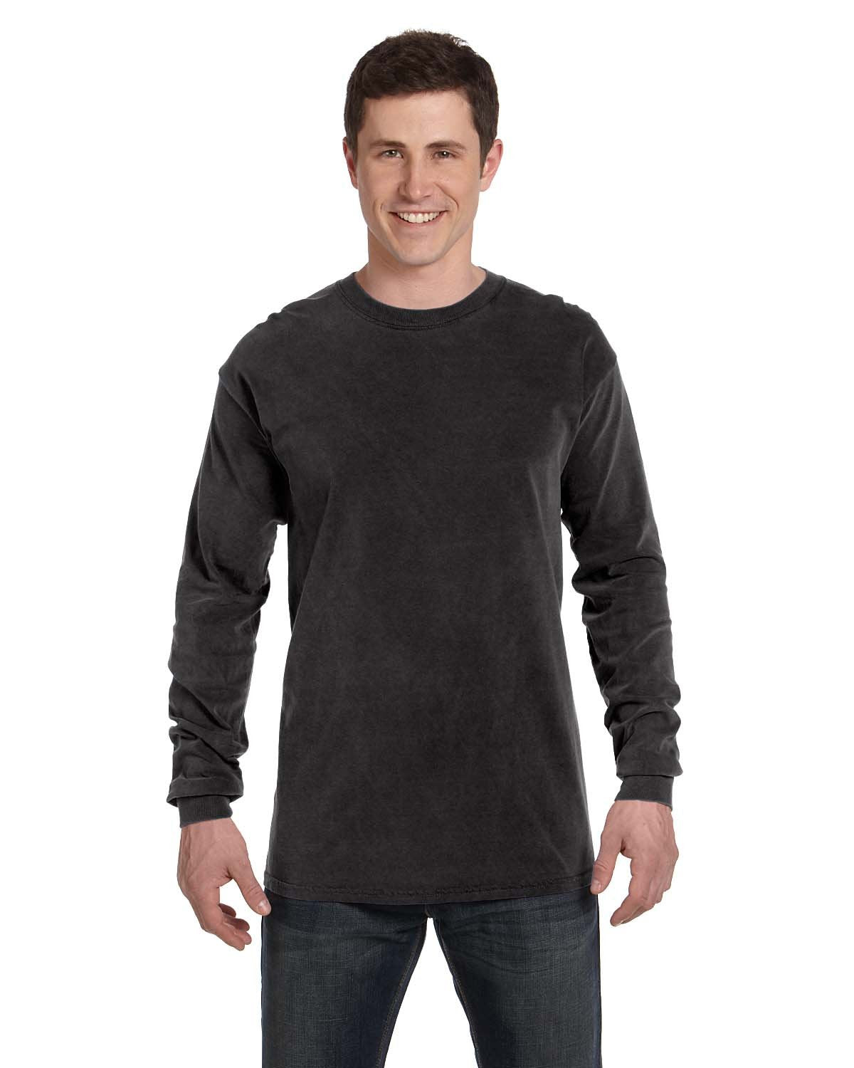 Comfort Colors Adult Heavyweight RS Long-Sleeve T-Shirt - Black