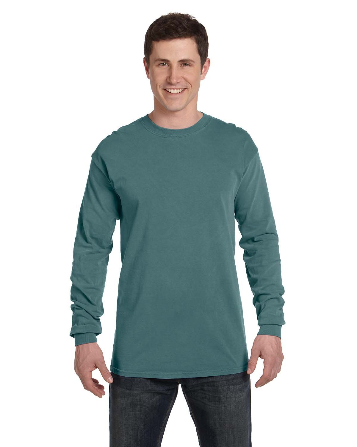 Comfort Colors Adult Heavyweight RS Long-Sleeve T-Shirt - Blue Spruce
