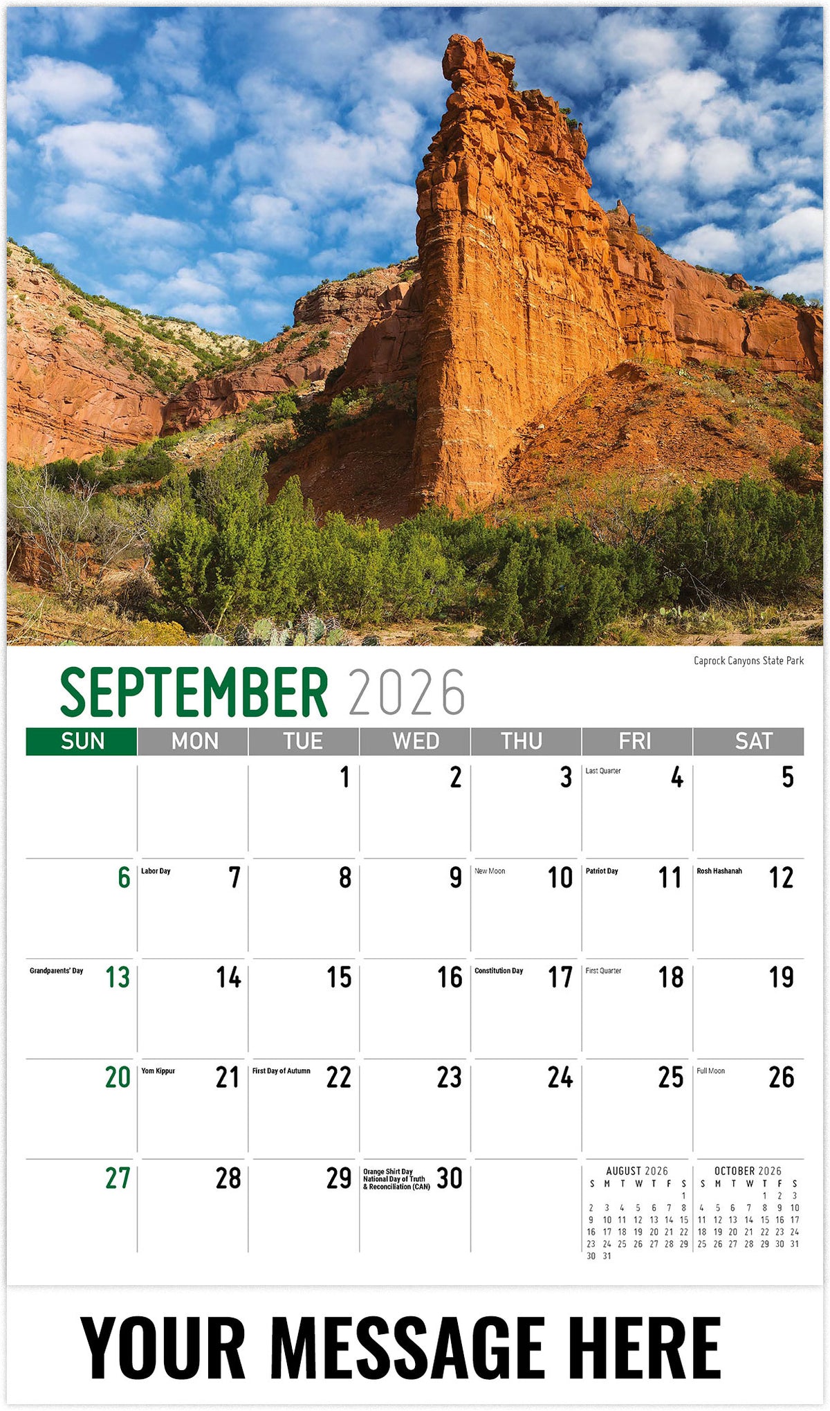 Scenes of Texas - 2026 Promotional Calendar