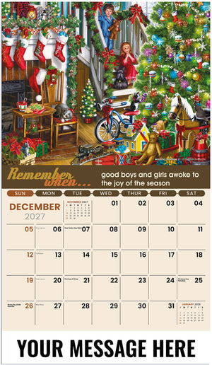 Remember When - 2027 Promotional Calendar
