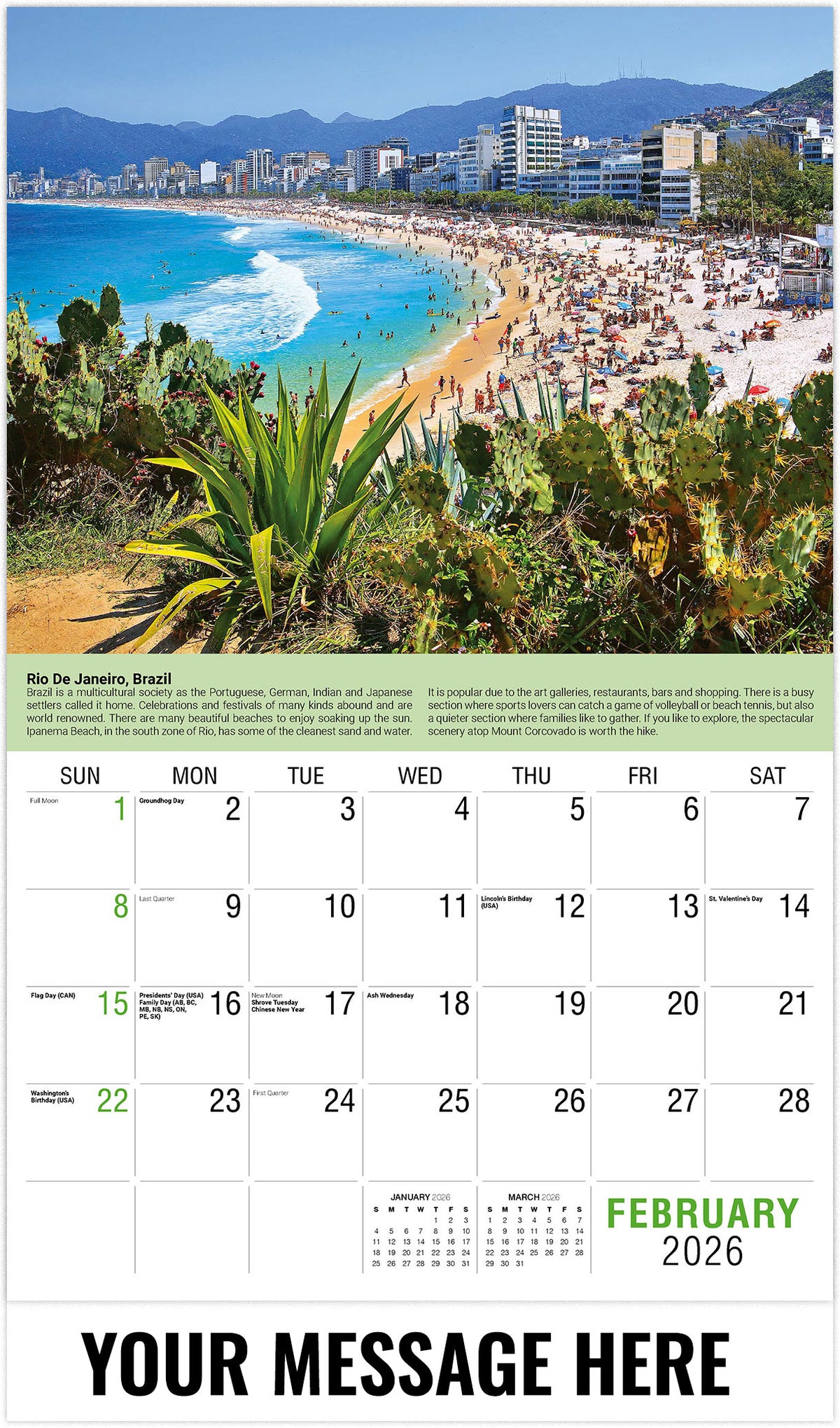 World Travel - 2026 Promotional Calendar