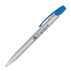 BIC® Media Clic™ Pen - Silver With Light Blue