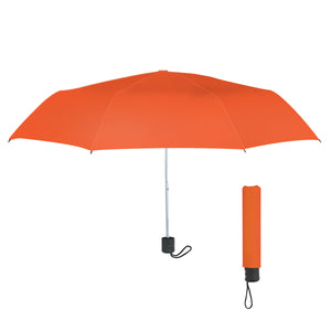 42" Arc Budget Telescopic Umbrella HT_4130 - Orange