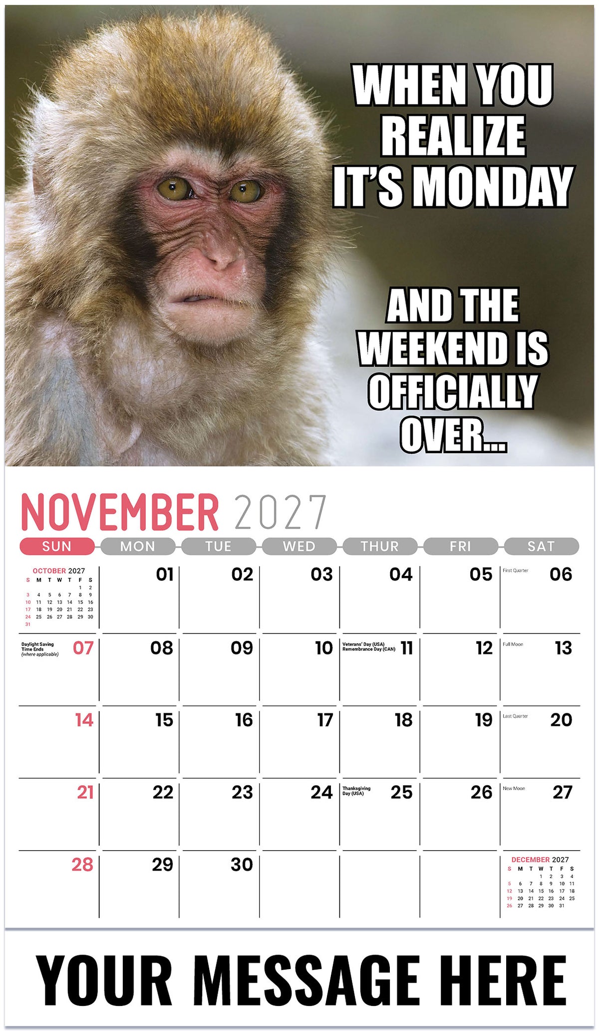 The Memeing of Life - 2027 Promotional Calendar