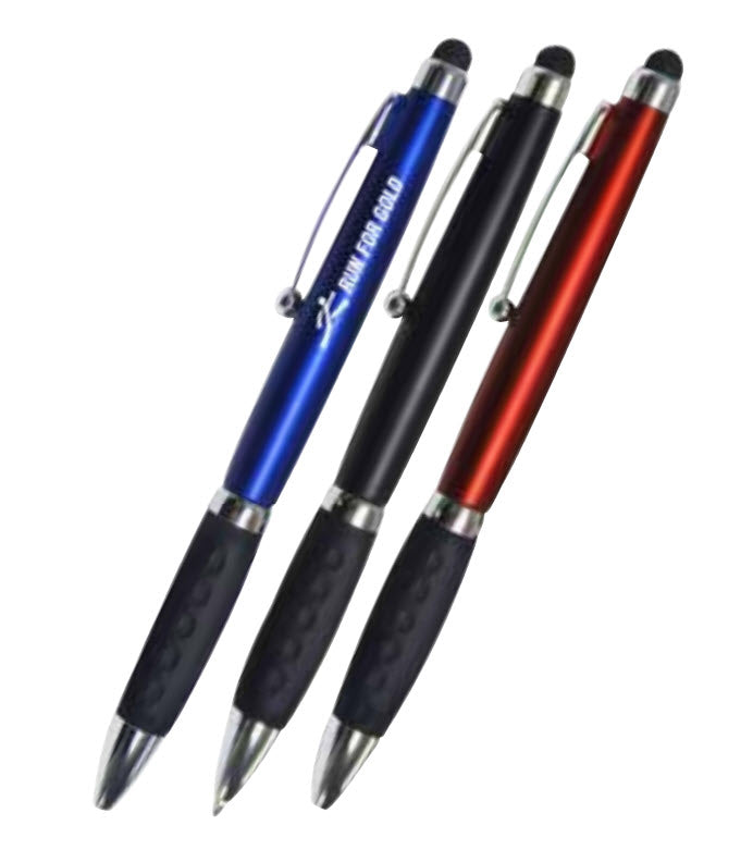 Crossfire Promotional pen with Soft Stylus