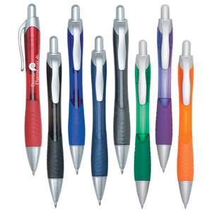 Rio Gel Pen With Contoured Rubber Grip